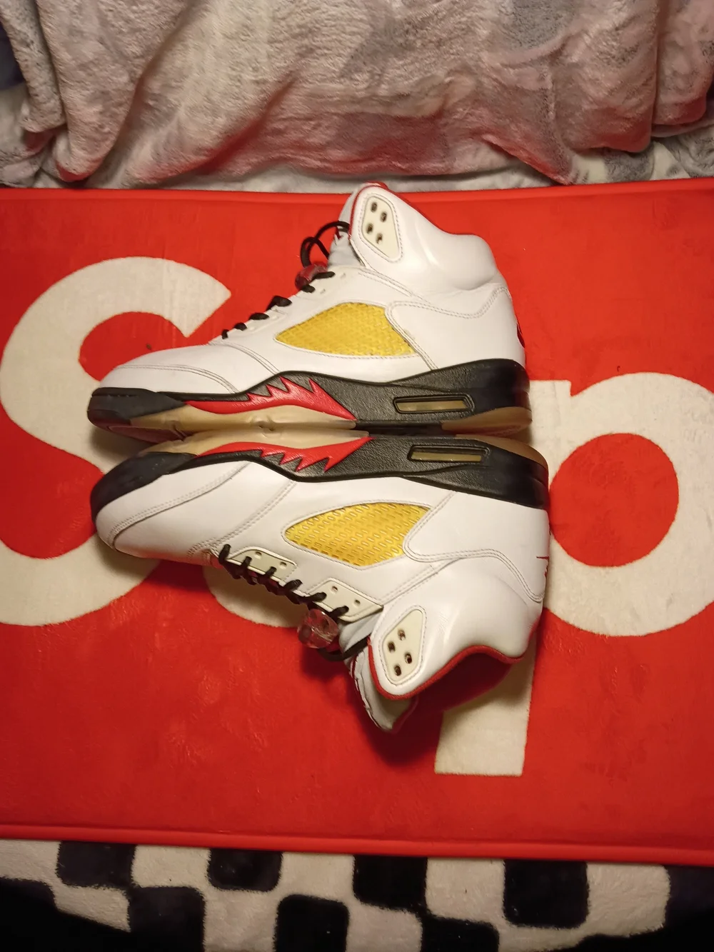 Air Jordan 5 Retro Fire Red Silver Tongue 2020 (DA1911-102) Men's  10.5. OG Box
